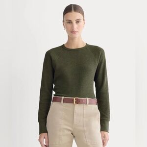 Everlane Slim Fit Crew in Cozy Waffle